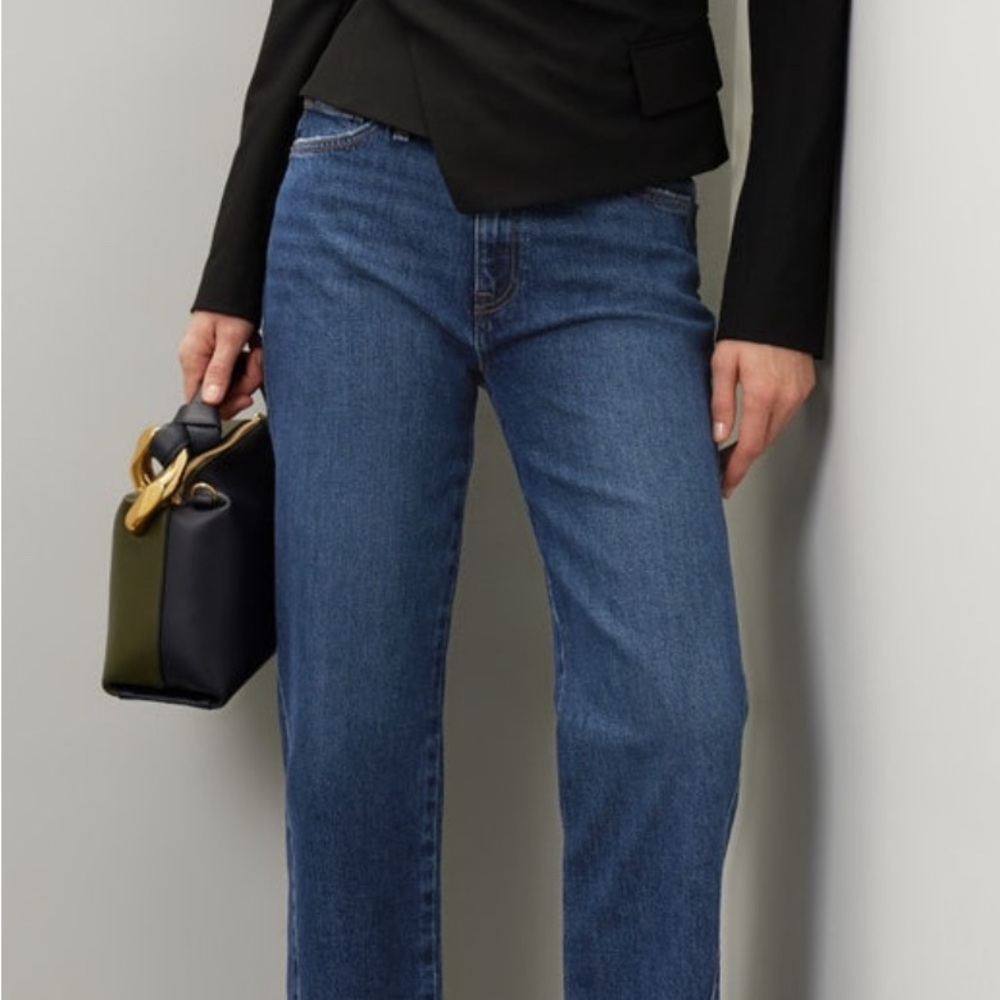 Hudson Jeans- Remi frayed kick out straight leg jeans size 30